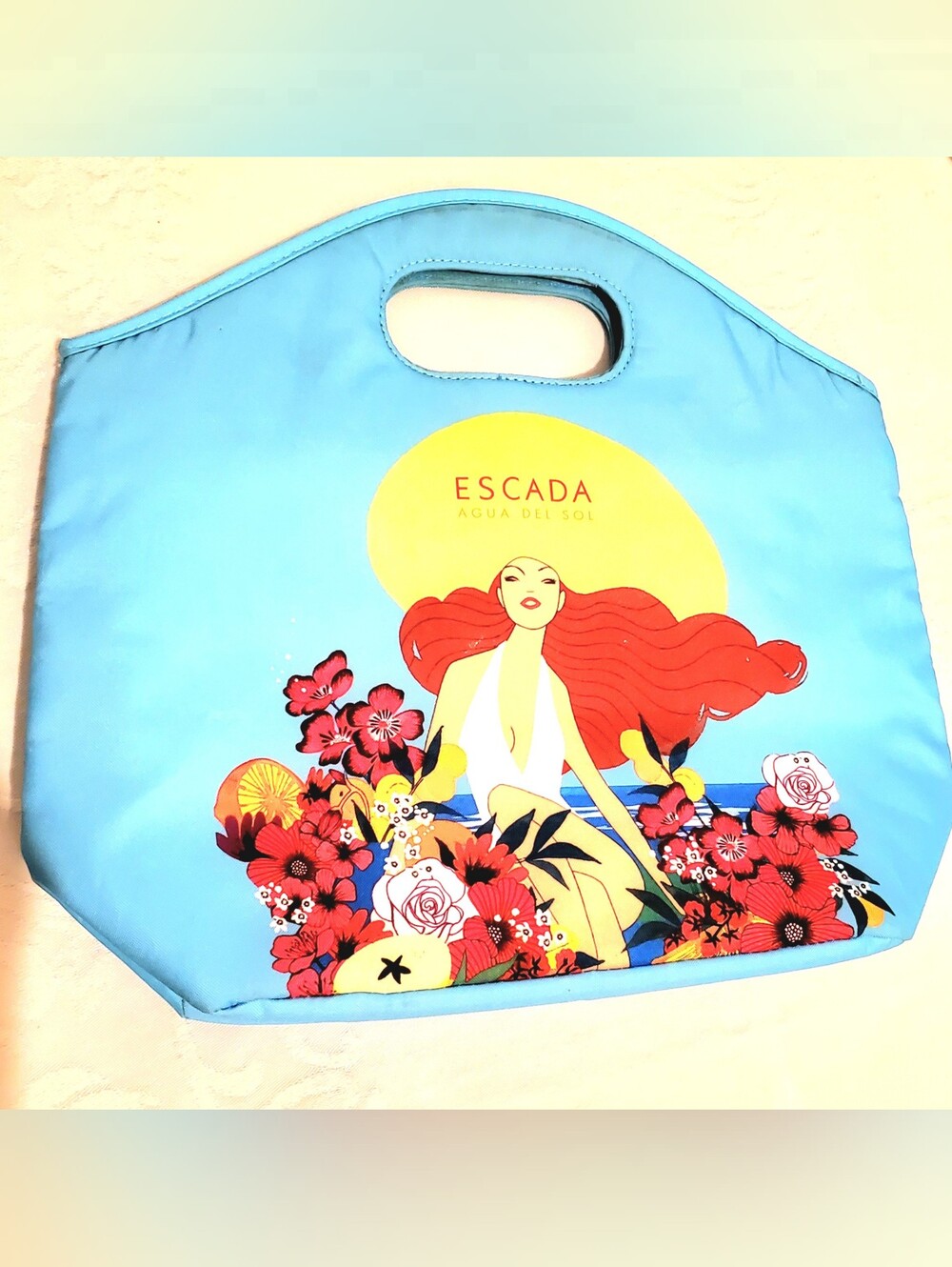 Escada Agua Del Sol (Circa 2016 L.E. Fragrance Release) Insulated Thermal Tote